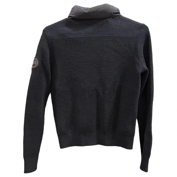 Canada Goose Navy Hybridge High Neck Knit Jacket Size XS NWT Sold OUT in stores - Picture 4 of 9
